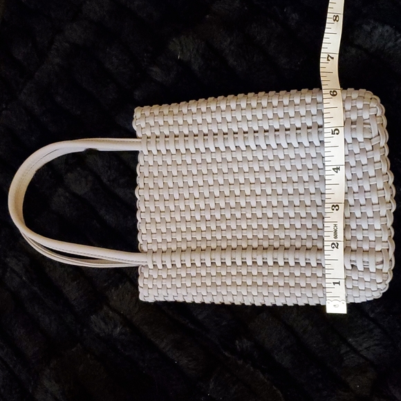 Nine West Gray Mini Woven Tote Bag - Picture 4 of 5